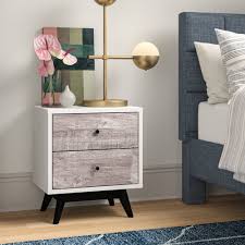 This side table also has a big space storage on it. Nightstand Storage Tower Classic Retro Design Bedroom Double Drawer Side Table Bedside End Accent Table Easy Assembly White Mimbarschool Com Ng