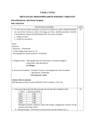 Maybe you would like to learn more about one of these? Pdf Tugas 1 Tuton Mata Kuliah Manajemen Rantai Pasokan Ekma 4373 Otto Pangestu Academia Edu