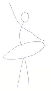 How To Draw A Ballerina Step 1 Ballerina Drawing Ballerina Art Ballerina Painting Add guidelines for her hands and her lifted leg, marking with cross lines the proportions of her hands and arms. how to draw a ballerina step 1