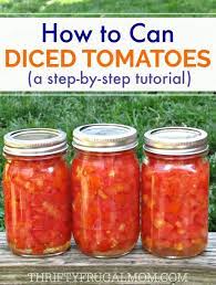 How to easily dice a tomato. How To Can Diced Tomatoes A Step By Step Tutorial Thrifty Frugal Mom