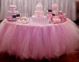 Tulle Tutu Table Skirt Head Table Party Table Custom Made You Pick Colors Tutu Table Skirt Table Skirt Tutu Table