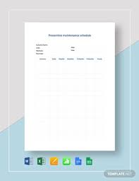 But users who push beyond the basics will create more readable and effective sheets. 39 Preventive Maintenance Schedule Templates Word Excel Pdf Free Premium Templates