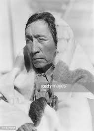 Portrait of Blackfoot Native American John Ground, Glacier National... News  Photo