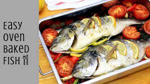 Bake the fish for 20 minutes, covered. How To Make Easy Oven Baked Fish Oven Baked Whole Gilt Head Bream Recipe Inthekitchenwithelisa Youtube