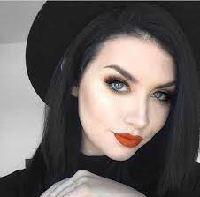 Pin By Cameron Dobbs On Wow Vamp Black Hair Pale Skin Black Hair Makeup Pale Skin Hair Color