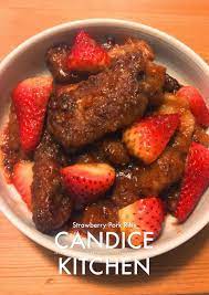 candice kitchen 自家浪漫美食行 美味鮮果滋味晚餐 簡易士多啤梨骨 附食譜 pork ribs food breakfast