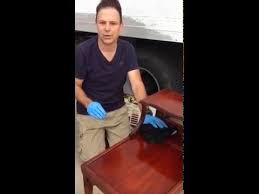 Dan Demonstrates Howard S Restor A Finish Finish Kitchen Cabinets Cheap Furniture Stores Furniture Showroom