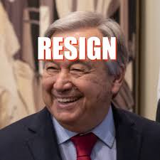 fireguterres #un #israel #hamas