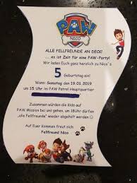 Pin Von Alexandra Scheck Auf Paw Patrol Geburtstag Lasse 4 Geburtstag In 2020 Paw Patrol Geburtstag Einladungen Geburtstagseinladungen Pfote Patrouille Geburtstag