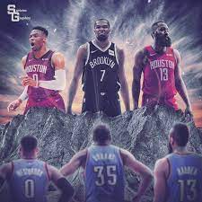 End Of An Era Via Supremegraphics Nba Russellwesbrook Kevindurant Jamesharden Nba Basketball Art Best Nba Players Nba Sports