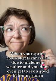 Tornado Warning Causes Spring Concert Cancellation