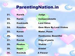 Below are some ideas for baby names that start with k based on data from the social security administration. Pin On Mithun Rashi Baby Boy Names With Meaning