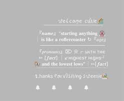 Aesthetic Bio Copy And Paste Amino Cute Bio Template Amino