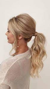 Amazing Ponytails With The Bfb Up Hair Styles Wedding Ponytail Hairstyles Bridesmaid Hair Makeup