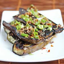 Asian Grilled Eggplant With Soy Sesame Sauce Recipe Recipe Eggplant Recipes Eggplant Recipes Healthy Vegetarian Recipes