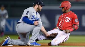 The nationals compete in major league baseball (mlb) as a member club of the national league (nl) east division.from 2005 to 2007, the team played in rfk stadium while a new stadium was being built. Washington Nationals Schedule After Dodgers Sweep Mlb Scores Wusa9 Com