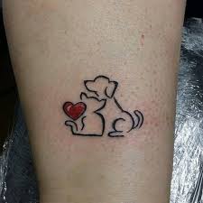 Image Result For Cat And Dog Tattoos Tumblr Cat And Dog Tattoo Dog Tattoos Tattoos