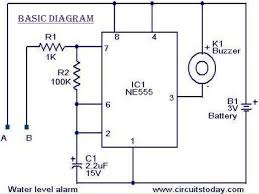 The circuit sends an acoustic alarm when it senses a drop of water leak. Pcb Layout Of Water Level Indicator With Alarm Pcb Circuits