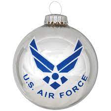 Choose from our selection of specially crafted air force collectibles to find a unique token of appreciation that can help remind favorite members of the military. Us Air Force Logo And Hymn Glass Ornament