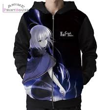 As for the anime adaptions, fate/stay night (2006) by studio deen was an adaptation of the first route of the vn once you've finished the fate route you can then move onto the ubw anime, wait for the. Fate Stay Night Hoodie Zip Up Hoodie V4 Https Www Animeprinthouse Com Collections Fate Merchandise Stay Night Merchan Fate Stay Night Anime Hoodie Hoodies