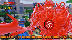 (online) how to get susanoo and full susanoo! How To Get The Bankai Akuma S True Samurai Spirit In Shindo Life Youtube