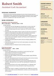 Click the gear icon, then reconcile. Cash Accountant Resume Samples Qwikresume