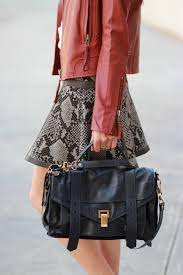 The flap has a flip lock that opens to a spacious fa. Proenza Schouler Ps1 Medium In Midnight Blue Proenza Schouler Ps1 Fall Outerwear Fashion