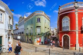 The fishing town of tavira combines two mediterranean staples: Tavira Algarve Portugal Circa September 2015 The Streets Of Tavira Town On The Algarve In Southern Portugal Stock Photo Picture And Royalty Free Image Image 55554446