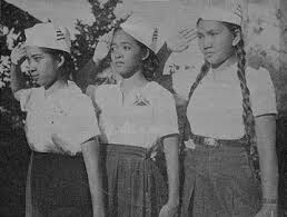 Murid Murid Sekolah Menengah Pertama Masa Pendudukan Tentara Jepang 1942 1945 Tentara Indonesia Jepang