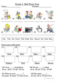 Part of a collection of free grammar and writing worksheets from k5 learning. Grade 3 Test English Esl Worksheets For Distance Learning And Physical Classrooms