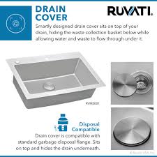 Maybe you would like to learn more about one of these? 33 X 22 Inch Drop In Topmount Kitchen Sink 16 Gauge Stainless Steel Single Bowl Ruvati Usa