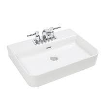 glacier bay rectangular vessel sink