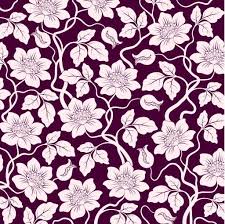 Black And White Flower Background Vector Free Floral Vector Pattern From Www Shutterstock Com Flowers Black Background Floral Background Cross Stitch Patterns