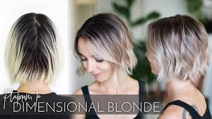 This left the hair very soft without any damage and helped remove most of the red she had for years, shares mallery. All Over Platinum To Dimensional Blonde Balayage In One Appointment Easy Technique Youtube