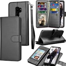 Free gift included while supplies last. Galaxy S9 Plus Case S9 Plus Wallet Case Samsung Galaxy S9 Pu Leather Case Tekcoo Luxury Cash Credit Card Slots Folio Flip Cover Detachable Magnetic Case Kickstand Black Walmart Com
