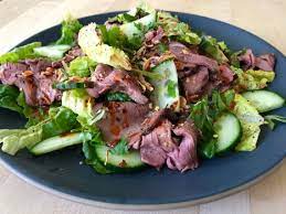 Cut steak across the grain into thin slices. Quick Cook Pan Roasted Steak Tops This Stellar Asian Salad
