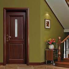 In modern rooms, solid woods work great for adding warmth and texture as a contrast to the sleek surfaces and clean lines. China Veneer Laminated Glass Exterior Solid Wood Entrance Bedroom Door Designs China Fire Rated Door Black Walnut Interior Door