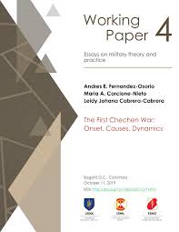 Check spelling or type a new query. Pdf The First Chechen War Onset Causes Dynamics