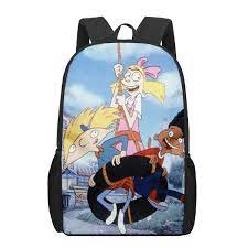 Hey Arnold Backpack | Schoolbags Bagpack | School Bag | Book Bags - Cartoon  3d Pattern - Aliexpress