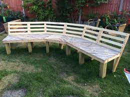 Square fire pits are just as good as circular fire pits. Now Just Needs To Be Painted Upcycled Curved Fire Pit Bench Made From Old Pallets And Bed Slats Wooden Bench Plans Outdoor Fire Pit Fire Pit Benches