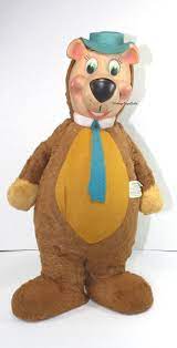 Yogi Bear Large Stuffed Plush Dool 1959 Knickerbocker Vintage Toys Dawn Dolls Toy Collection