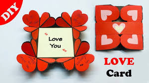Fold a piece of construction paper or cardstock in half. Love Greeting Card Greeting Cards Latest Design Handmade I Love You Card Ideas 2 Love Cards Handmade Valentines Day Cards Handmade Valentine Cards Handmade