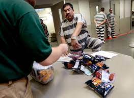 The inmates may be awaiting trial or sentencing, or they may be serving a sentence after being convicted of a crime. Benton County Jail Commissary Brings Food Smiles To Inmates
