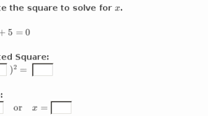 Step 2 move the number term (c/a) to the right side of the equation. Completing The Square Intermediate Practice Khan Academy
