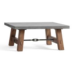 Square coffee tables interesting examples of it permit to enliven the room interior. Buy Abbott Concrete Square Coffee Table Online Pottery Barn Uae
