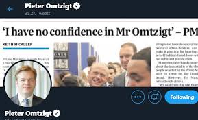 Sybrand buma heeft kamerlid pieter omtzigt het zwijgen opgelegd over de van pedofiele praktijken. Pieter Omtzigt On Twitter This Has Been My Twitter Banner For More Than Half A Year Prime Minister Muscat From Malta Had Lost Confidence In Me I Had No Trust In Him