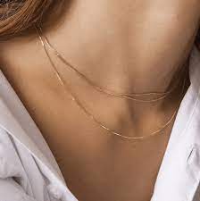 Jules Chain14k White Gold 24 In 2021 Delicate Gold Necklace Minimalist Earrings Gold Gold Diamond Necklace