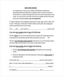 Everything you don't want to happen will happen, and you might find yourself begging for privacy and alone time. Free 8 Sample Custody Agreement Forms In Pdf Ms Word