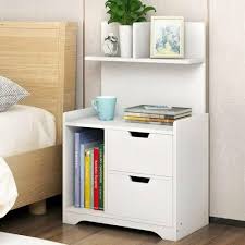 Casual transitional styling lends versatility to the placement of the laurelin collection in a number of bedroom settings. Modern Bedside Table Drawer Cabinet Bedroom Furniture Storage Nights On Onbuy