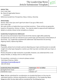 Leadership newspaper recruitment 2019 job vacancies have commenced. Free The Leadership News Article Submission Template Pdf 397kb 1 Page S